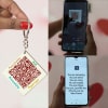 Personalized Qr Code Keychain For Friend Online