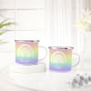 Buy Personalized Rainbow Coffee Mug - Set Of 2