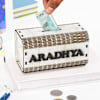 Personalized Rectangle Wooden Piggy Bank Online