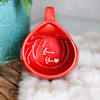 Gift Personalized Red Ceramic Mother's Day Mug