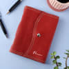 Personalized Red Leather Journal Online