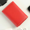 Shop Personalized Red Wallet with Key Chain Holder