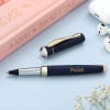 Gift Personalized Rollerball Pen with CZ Stone