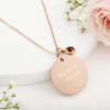 Gift Personalized Rose Gold Pendant And Cuff Bracelet With Masqa Chocolates