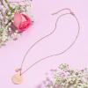 Buy Personalized Rose Gold Pendant with Fancy Stone