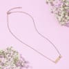 Buy Personalized Rose Gold Pendant with Heart cut-out