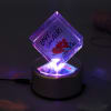 Personalized Rotating LED Cube with Love Message Online