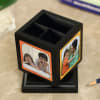 Buy Personalized Rotating Photo Pen Stand for Dad