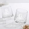 Gift Personalized Rotating Whiskey Glasses-Set Of 2