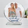 Personalized Round Crystal for Couple Online