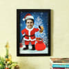 Personalized Santa Caricature A4 Photo Frame Online