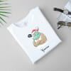 Gift Personalized Santa T-shirt For Men - White