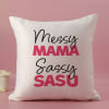 Buy Personalized Sassy Saasu Ma Cushion With Eye Mask