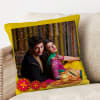 Shop Personalized Satin Cushion for Karwa Chauth