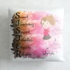 Gift Personalized Satin Cushion for Sister