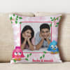 Buy Personalized Satin Cushion with Cute Print