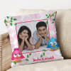Shop Personalized Satin Cushion with Cute Print