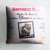 Gift Personalized Satin Pillow for Sisters