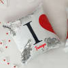 Gift Personalized Sequined Cushions