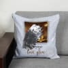 Gift Personalized Sequins Festive Cushion