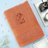 Gift Personalized Set of 2 Terracotta Bath Towels