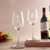 Buy Personalized set of 2 White Wine Glasses