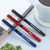 Personalized Set of Three Metallic Rollerball Pens Online