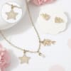 Personalized Shimmering Dolphin Necklace Set Online