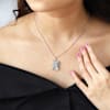 Gift Personalized Silver Love Envelope Pendant
