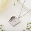 Buy Personalized Silver Love Envelope Pendant