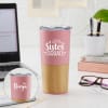 Personalized Sister Squad Pink Tumbler Online