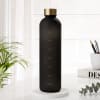 Shop Personalized Sleek Matte Black Bottle