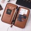 Gift Personalized Sleek Travel Essentials Holder - Tan