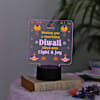 Personalized Sparkling Diwali LED Lamp Online