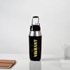 Shop Personalized Stainless Steel Black Water Bottle For Him