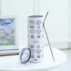 Gift Personalized  Stainless Steel Tumbler With Straw
