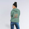 Gift Personalized Super Cool Sister Unisex Zipper Hoodie - Sage Green