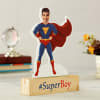 Buy Personalized  Superboy Caricature with Wooden Stand