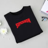 Buy Personalized Supermom T-shirt (Black)