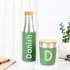 Personalized Sustainable Water Bottle And Mug Combo - Green Online