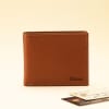 Personalized Tan Leather Wallet For Men Online