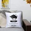 Gift Personalized Taurus Satin Zodiac Cushion