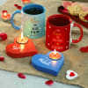 Personalized Tea Light Candles with Ceramic Mugs (Set of 2) Online