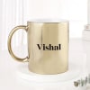 Gift Personalized Tea Lover's Delight Gold Mug With Coaster