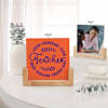 Shop Personalized Teacher Double-Sided Frame And Chocolate Combo