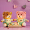 Personalized Teddy Bears with Love LED Stand Online