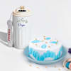 Personalized Temperature Tumbler And Pearl Cake Gift Combo Online