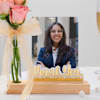 Gift Personalized Thankful Test Tube Photo Stand Combo For Her