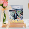 Gift Personalized Thankfulness Test Tube Photo Stand Combo