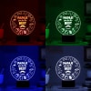 Buy Personalized The Best Papa Ji LED Lamp